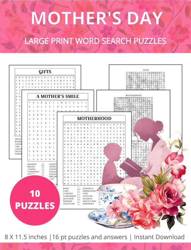 Mother’s Day Word Search