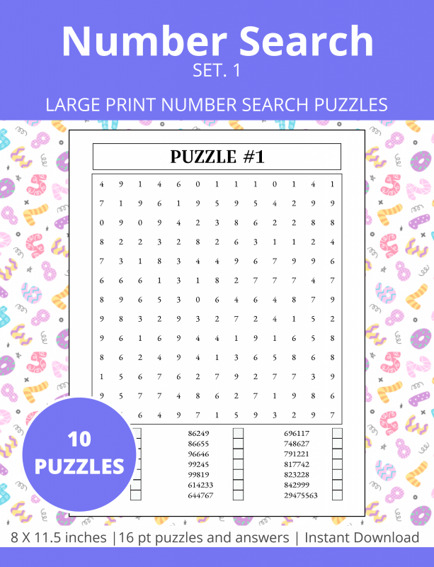 NUMBER SEARCH: Set 1